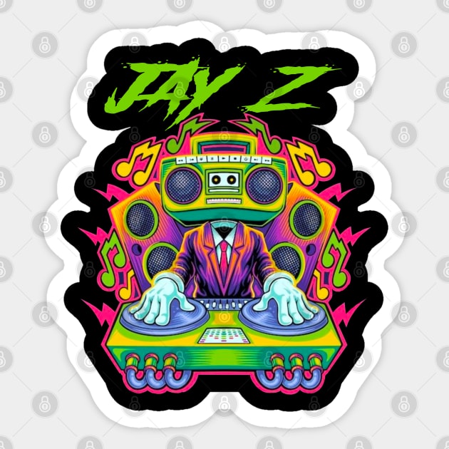 JAY-Z BAND Sticker by Tronjoannn-maha asyik 